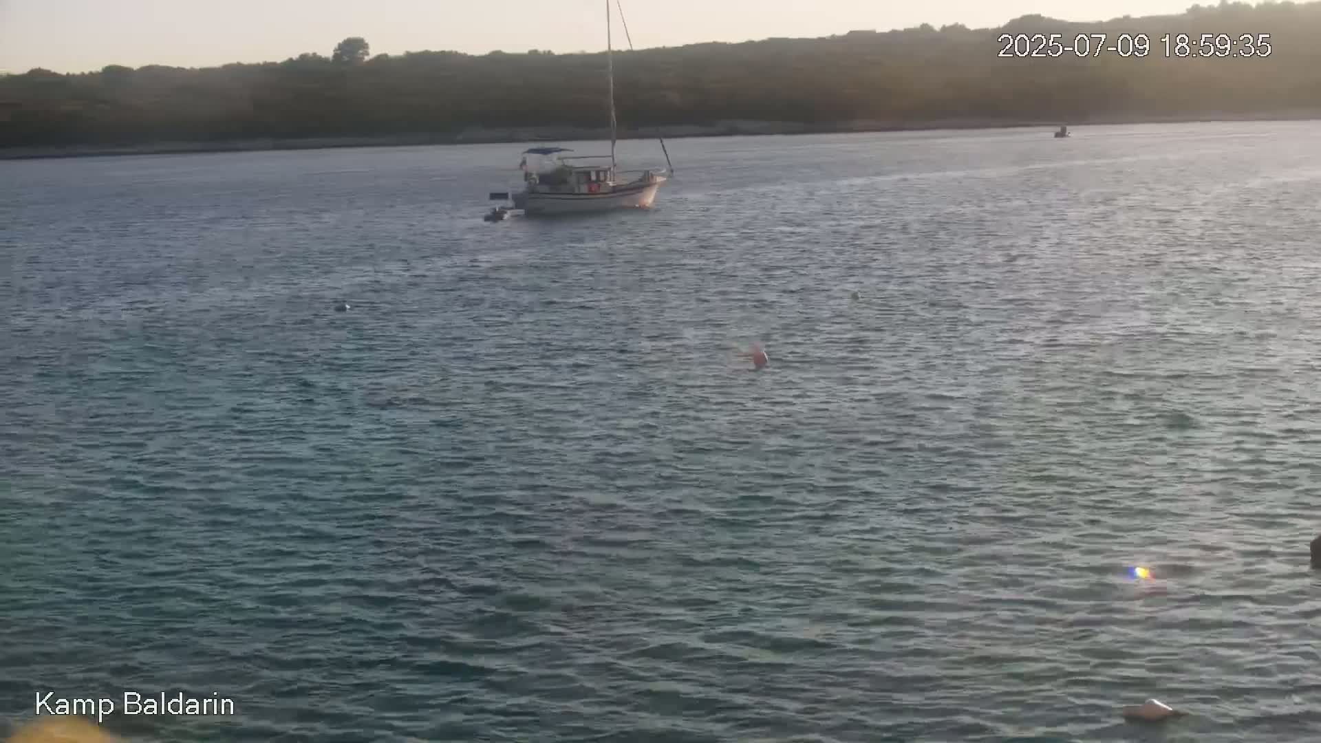 Otok Cres Island, Camp Baldarin Camping Live Cam - Punta Križa,  Mali Lošinj,  Primorje-Gorski Kotar, Croatia