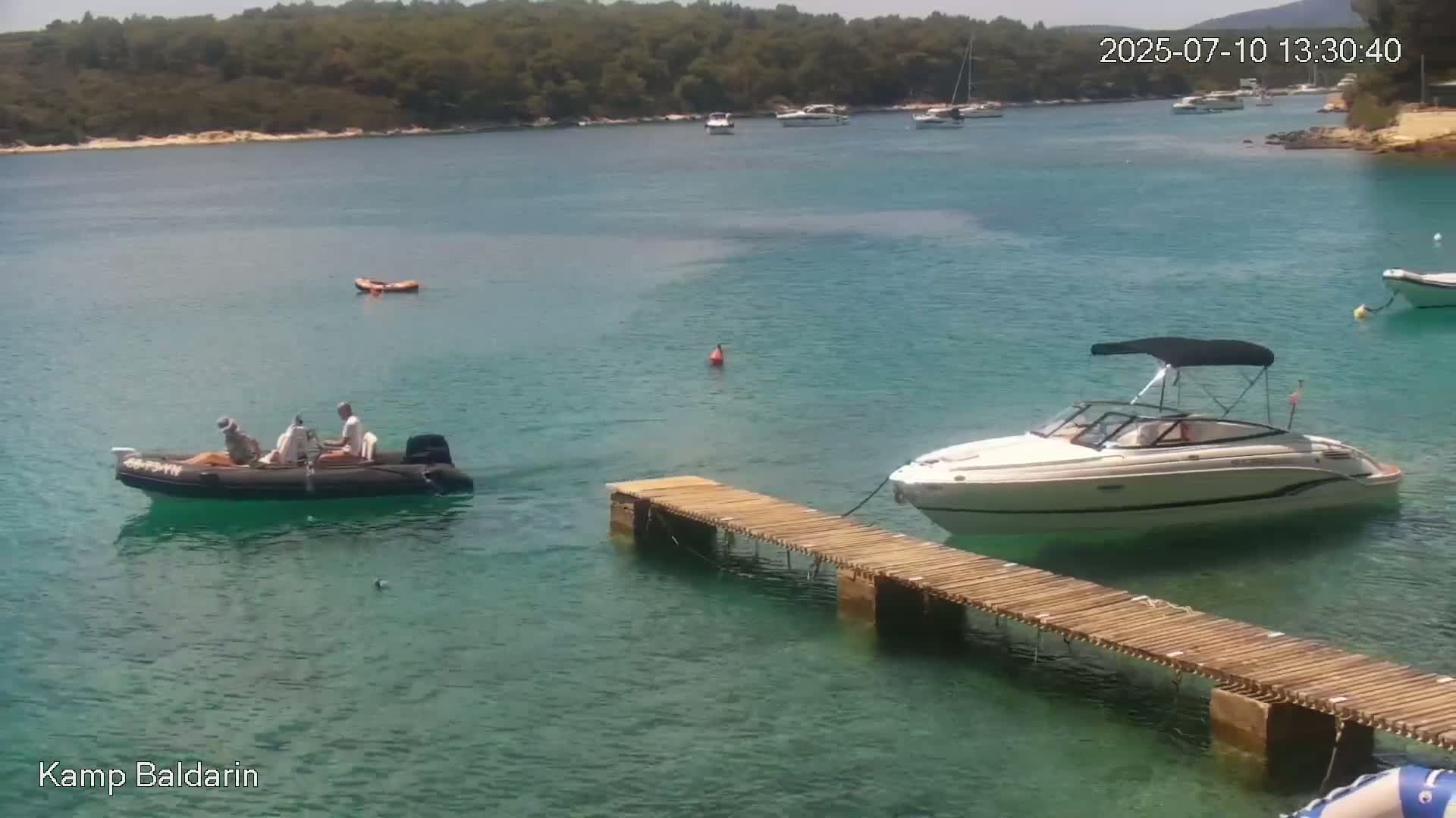 Otok Cres Island, Camp Baldarin Camping Live Cam - Punta Križa,  Mali Lošinj,  Primorje-Gorski Kotar, Croatia