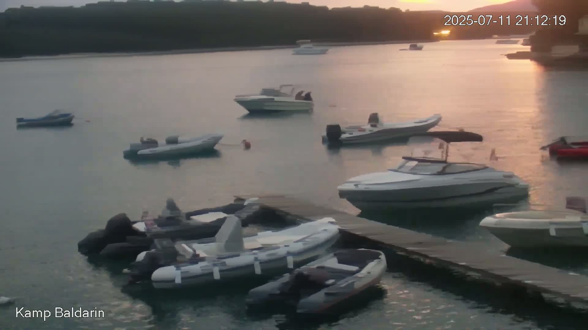 Otok Cres Island, Camp Baldarin Camping Live Cam - Punta Križa,  Mali Lošinj,  Primorje-Gorski Kotar, Croatia
