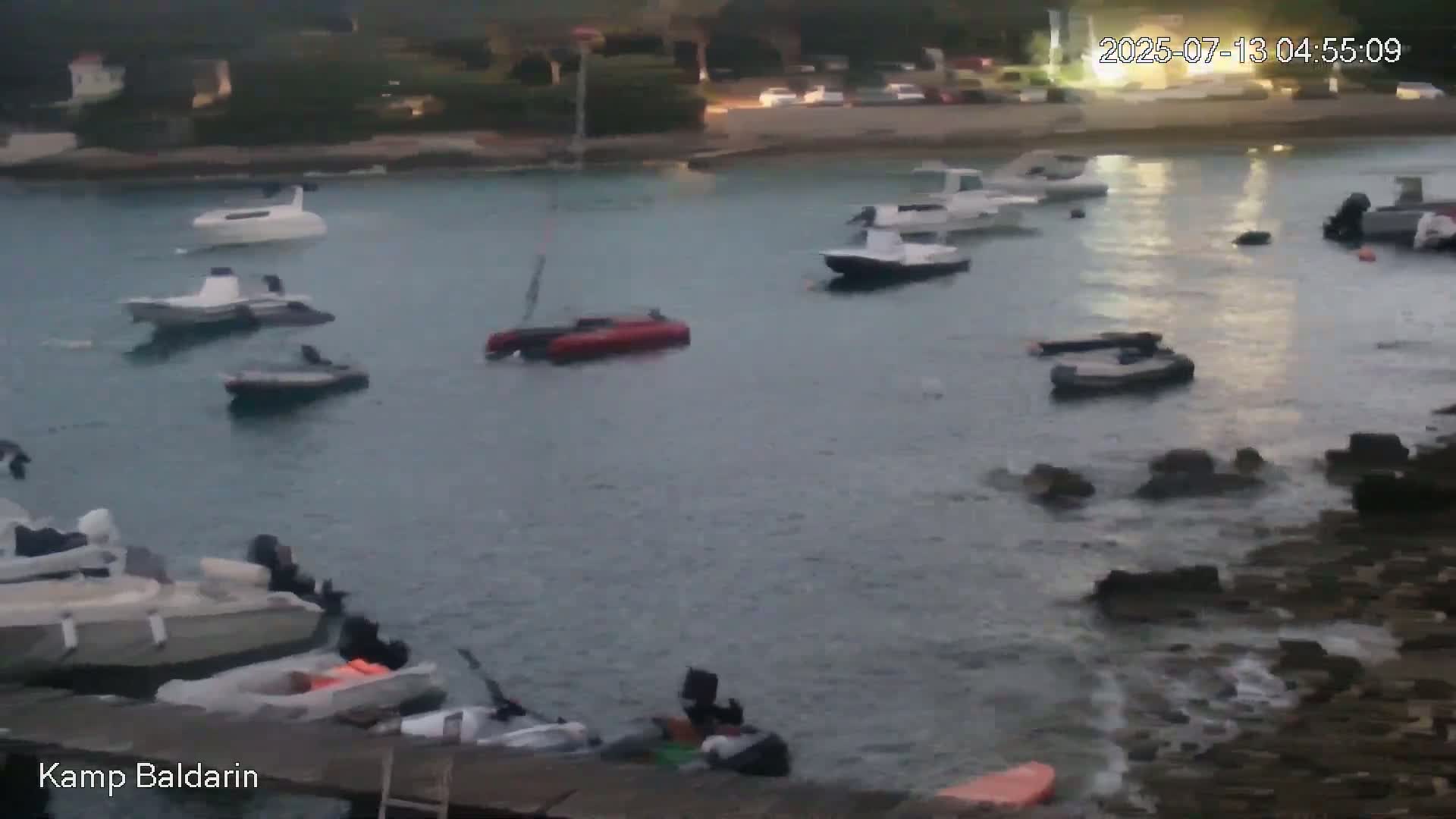 Otok Cres Island, Camp Baldarin Camping Live Cam - Punta Križa,  Mali Lošinj,  Primorje-Gorski Kotar, Croatia