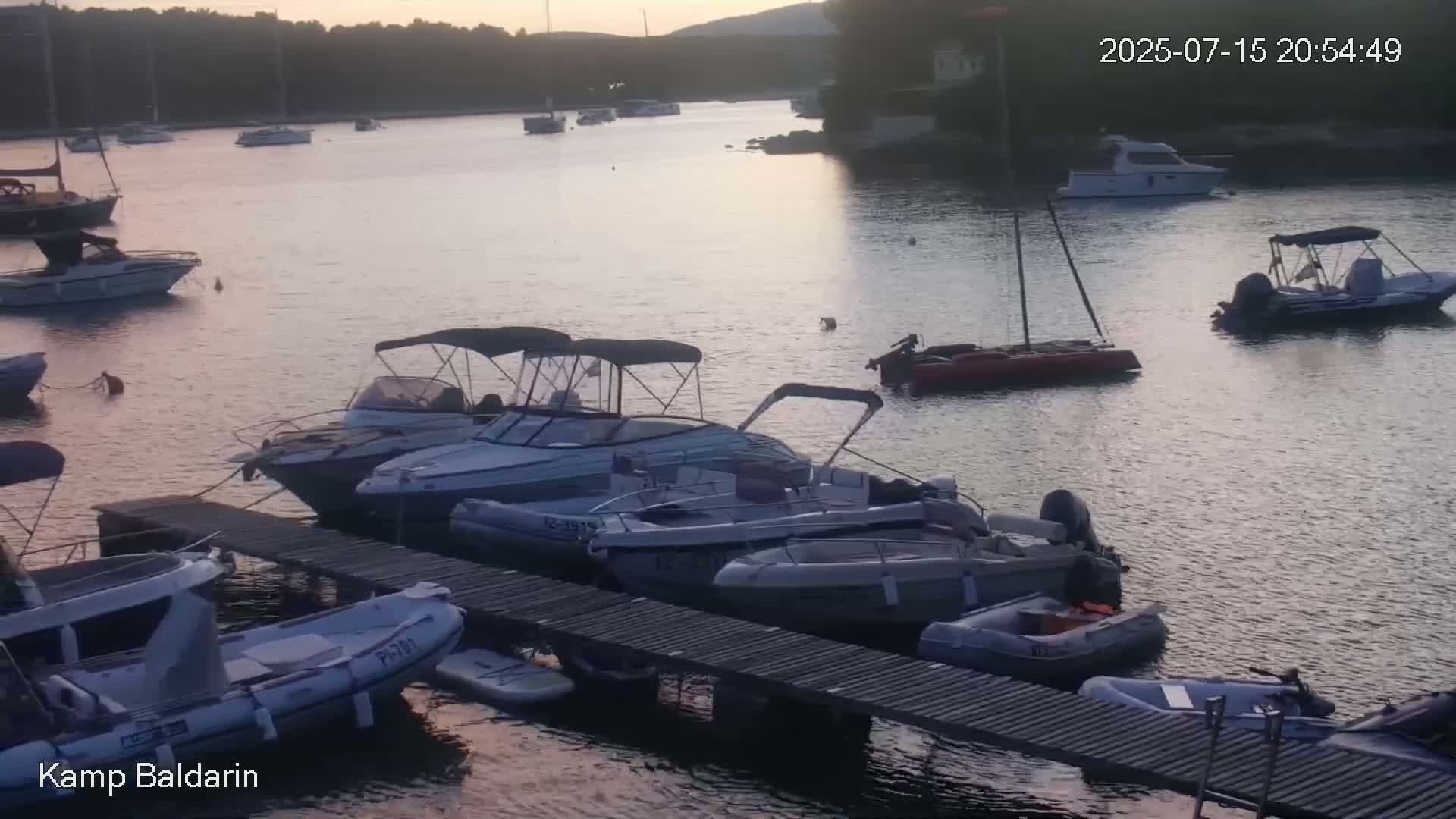 Otok Cres Island, Camp Baldarin Camping Live Cam - Punta Križa,  Mali Lošinj,  Primorje-Gorski Kotar, Croatia