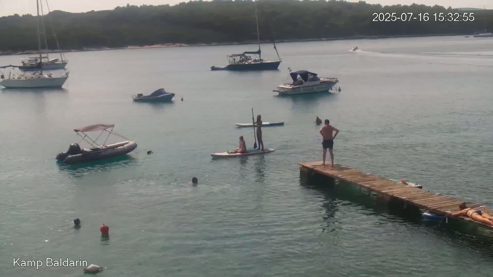 Otok Cres Island, Camp Baldarin Camping Live Cam - Punta Križa,  Mali Lošinj,  Primorje-Gorski Kotar, Croatia