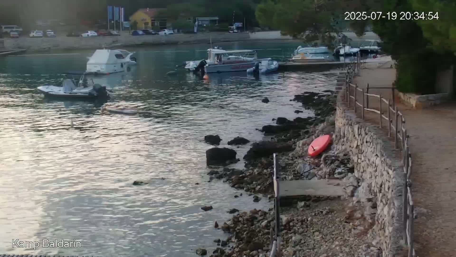 Otok Cres Island, Camp Baldarin Camping Live Cam - Punta Križa,  Mali Lošinj,  Primorje-Gorski Kotar, Croatia