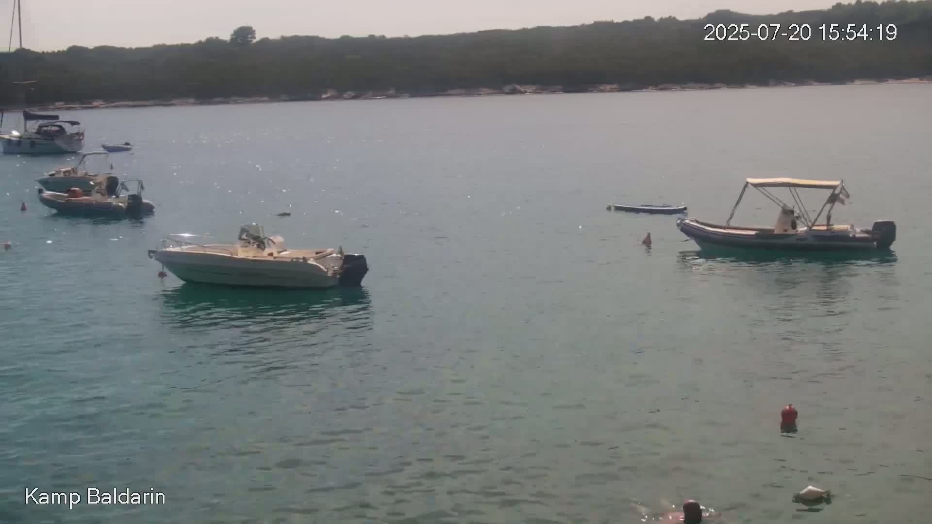 Otok Cres Island, Camp Baldarin Camping Live Cam - Punta Križa,  Mali Lošinj,  Primorje-Gorski Kotar, Croatia