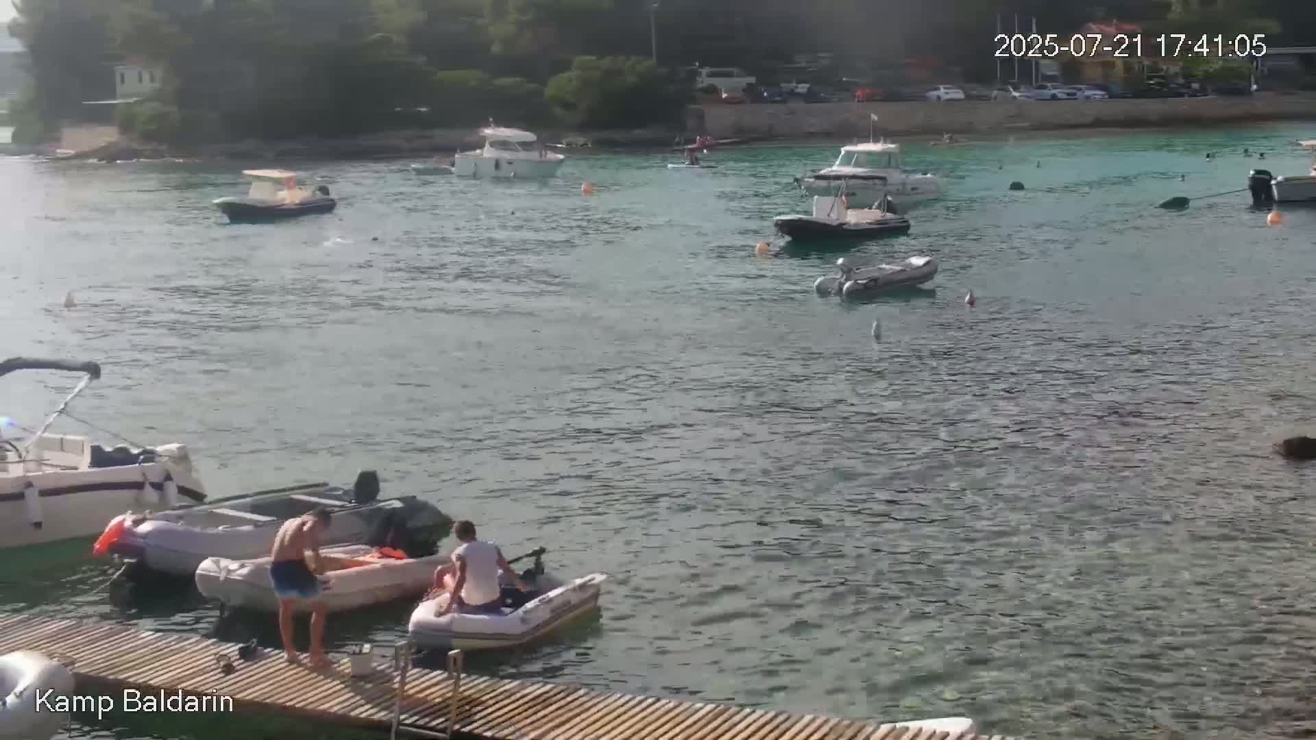 Otok Cres Island, Camp Baldarin Camping Live Cam - Punta Križa,  Mali Lošinj,  Primorje-Gorski Kotar, Croatia