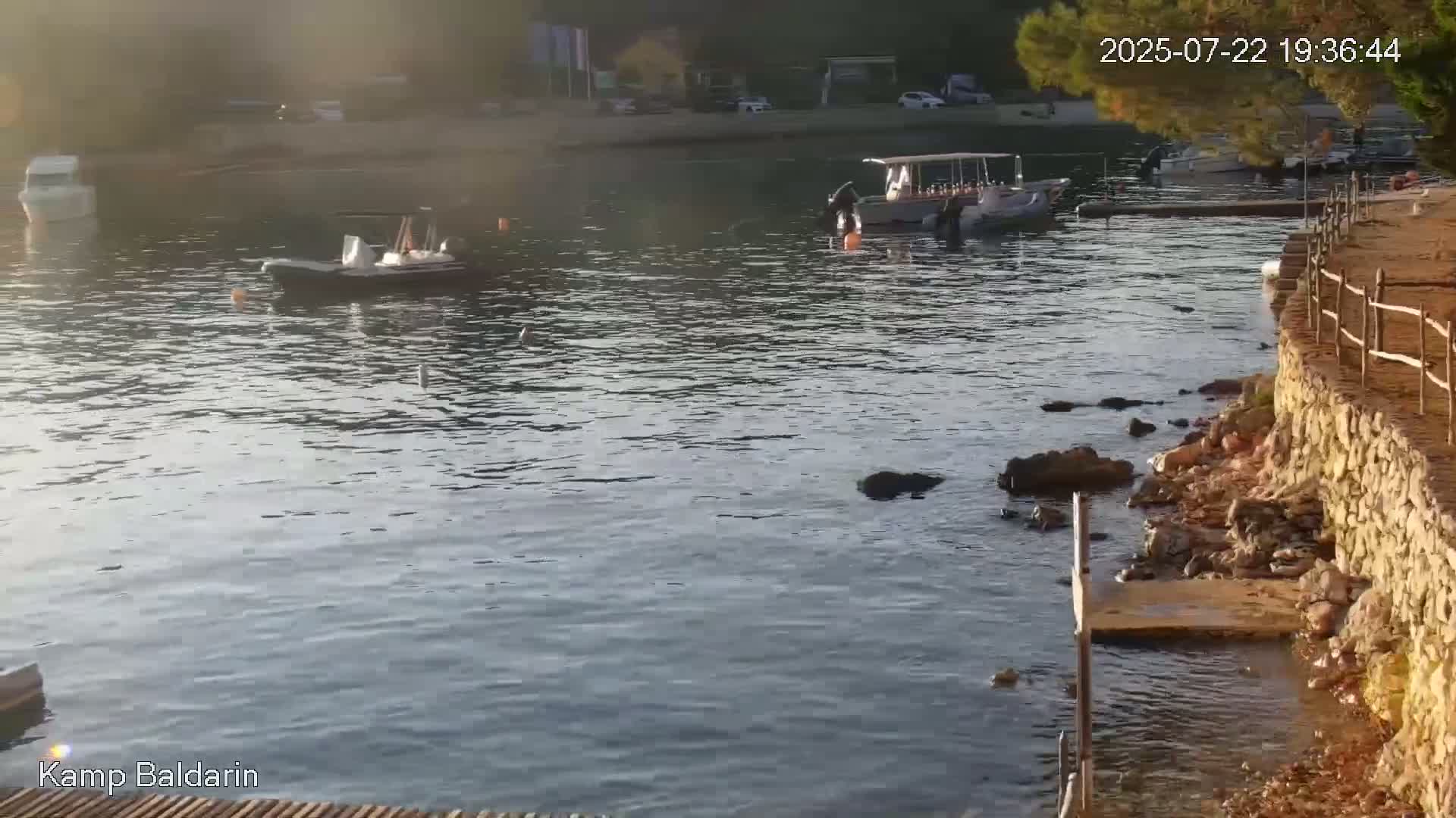 Otok Cres Island, Camp Baldarin Camping Live Cam - Punta Križa,  Mali Lošinj,  Primorje-Gorski Kotar, Croatia
