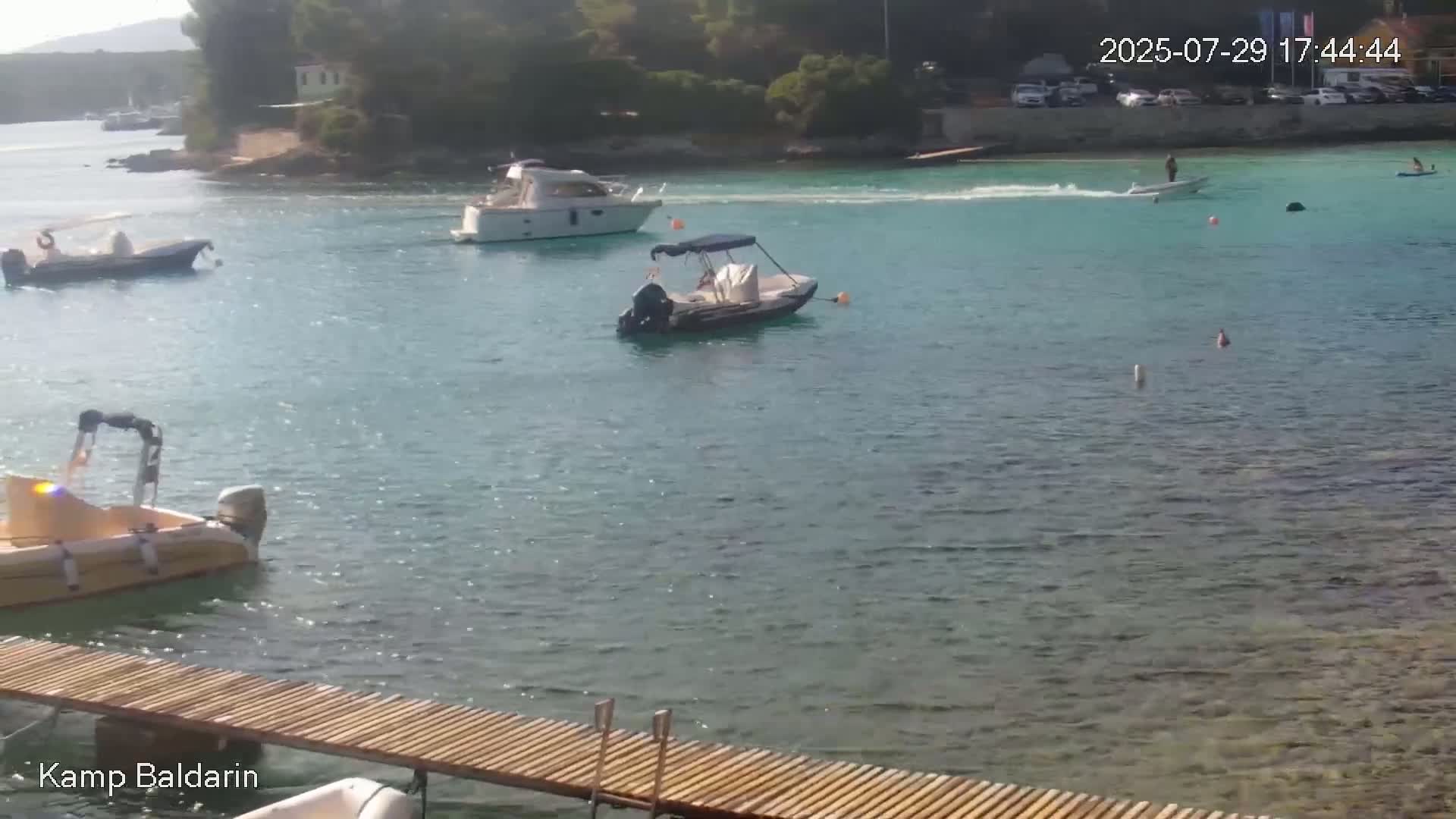 Otok Cres Island, Camp Baldarin Camping Live Cam - Punta Križa,  Mali Lošinj,  Primorje-Gorski Kotar, Croatia