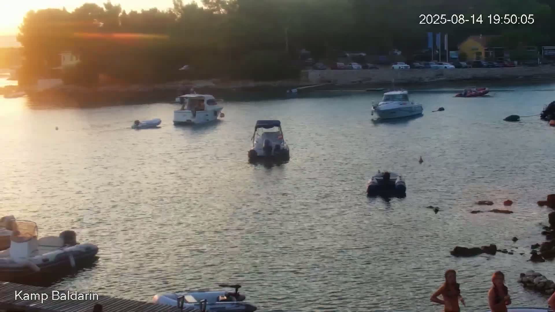 Otok Cres Island, Camp Baldarin Camping Live Cam - Punta Križa,  Mali Lošinj,  Primorje-Gorski Kotar, Croatia