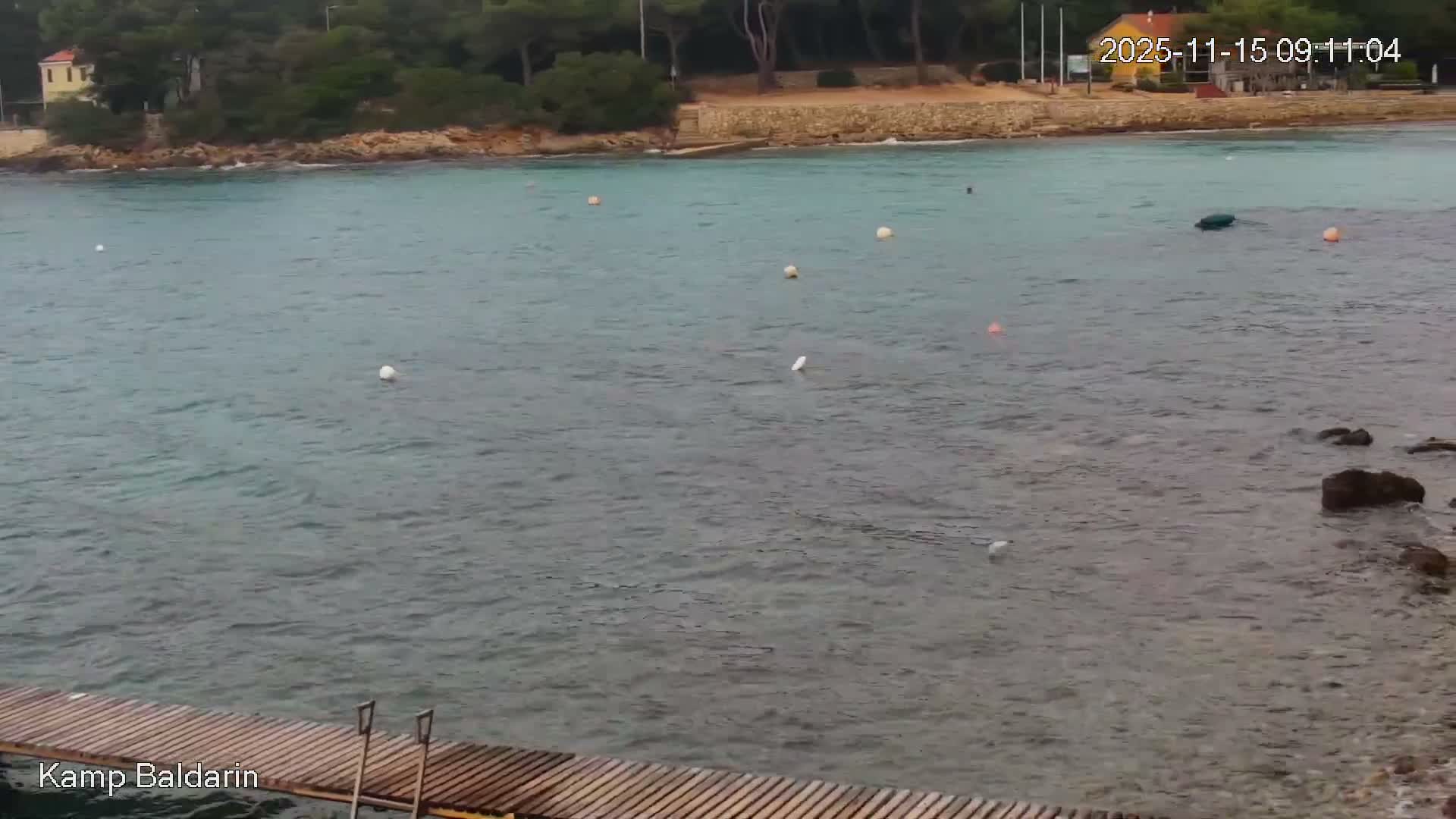 Otok Cres Island, Camp Baldarin Camping Live Cam - Punta Križa,  Mali Lošinj,  Primorje-Gorski Kotar, Croatia