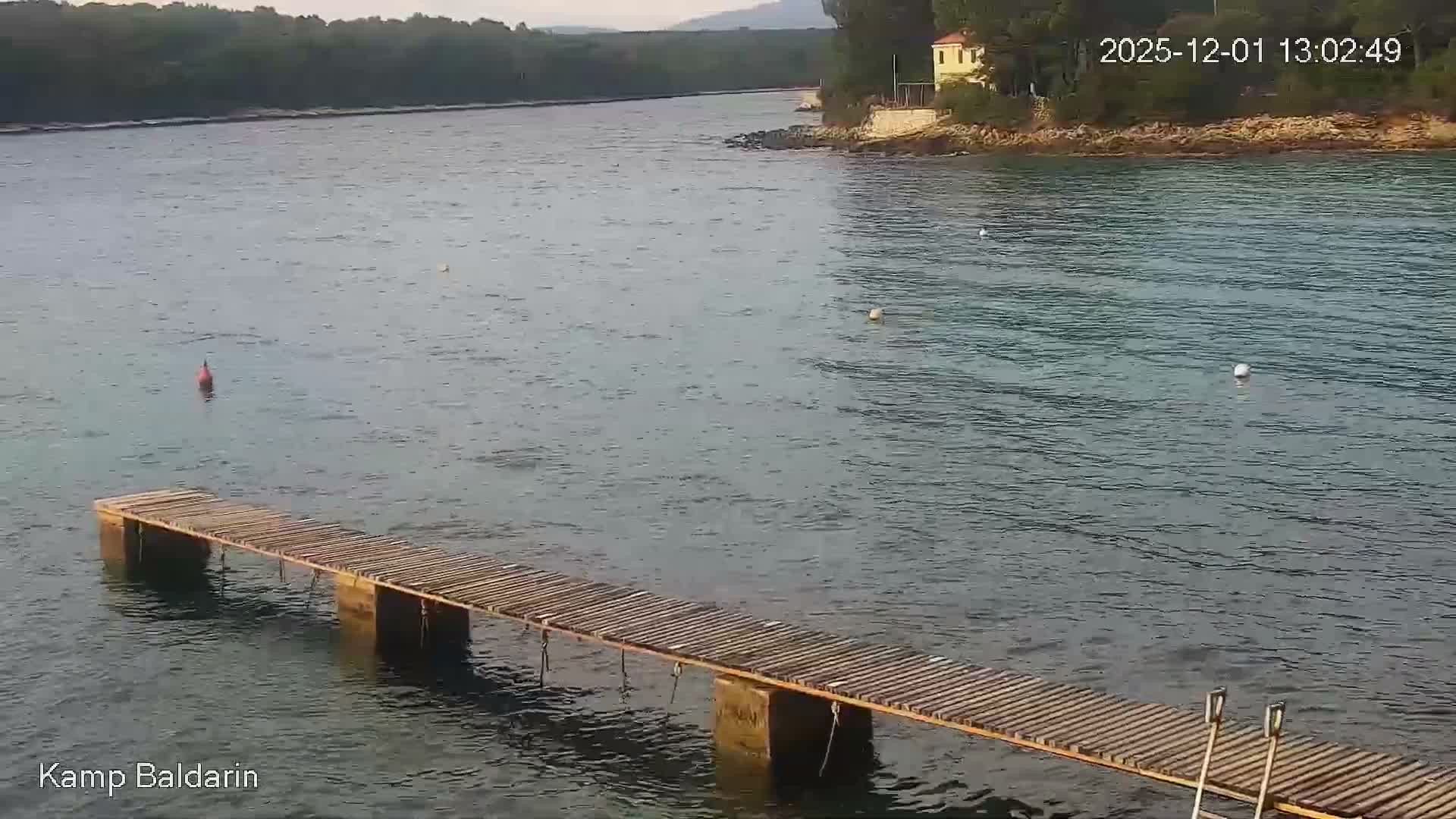 Otok Cres Island, Camp Baldarin Camping Live Cam - Punta Križa,  Mali Lošinj,  Primorje-Gorski Kotar, Croatia