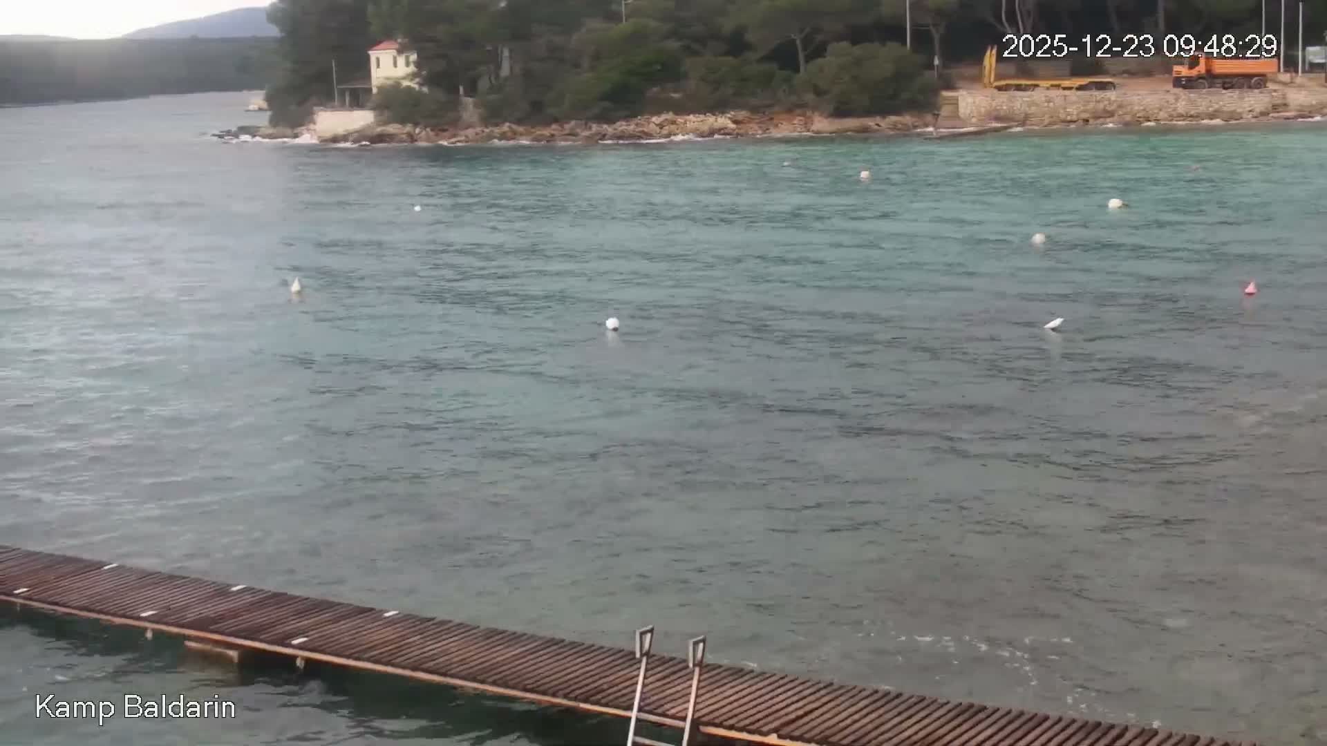 Otok Cres Island, Camp Baldarin Camping Live Cam - Punta Križa,  Mali Lošinj,  Primorje-Gorski Kotar, Croatia
