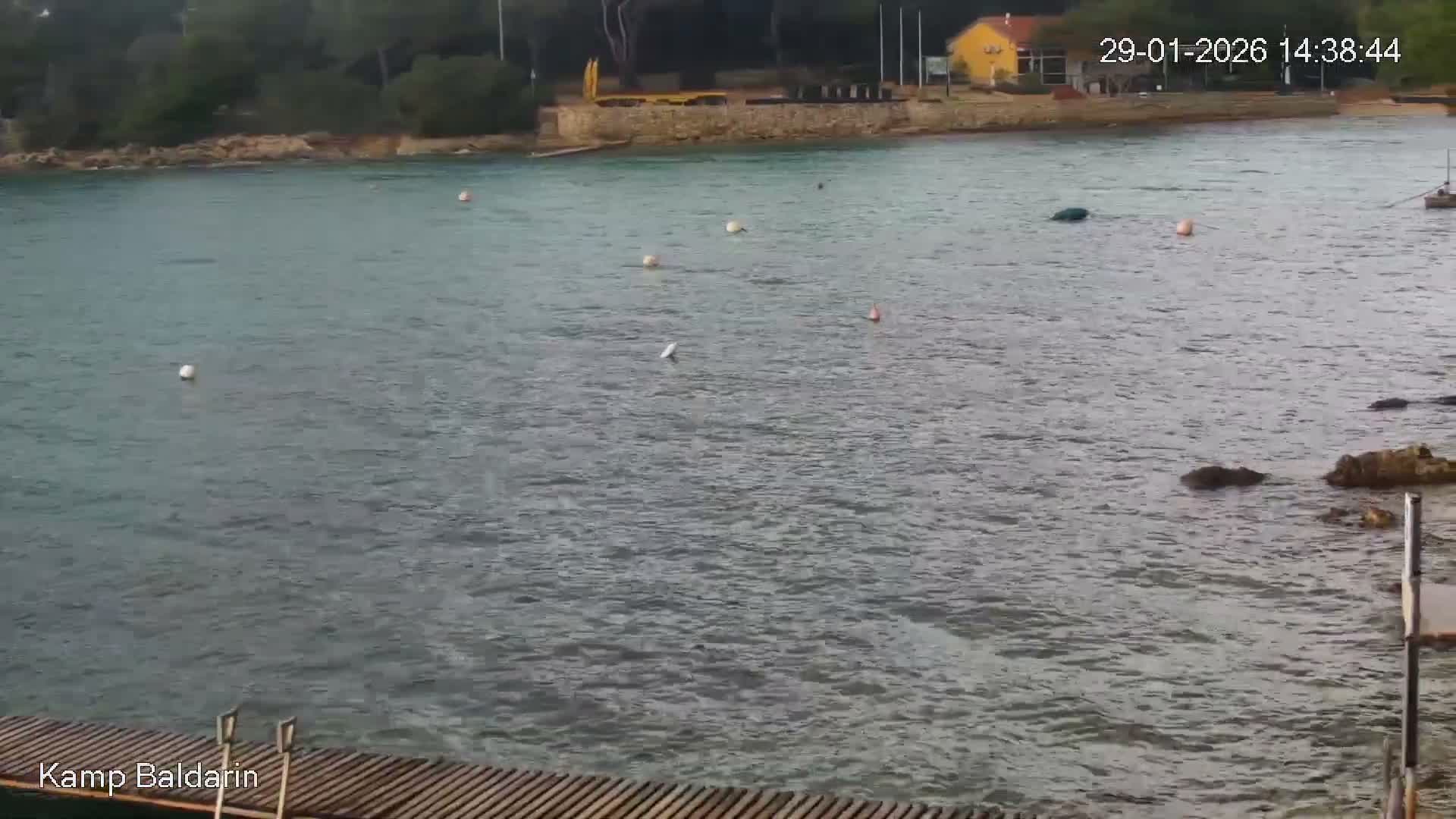 Otok Cres Island, Camp Baldarin Camping Live Cam - Punta Križa,  Mali Lošinj,  Primorje-Gorski Kotar, Croatia