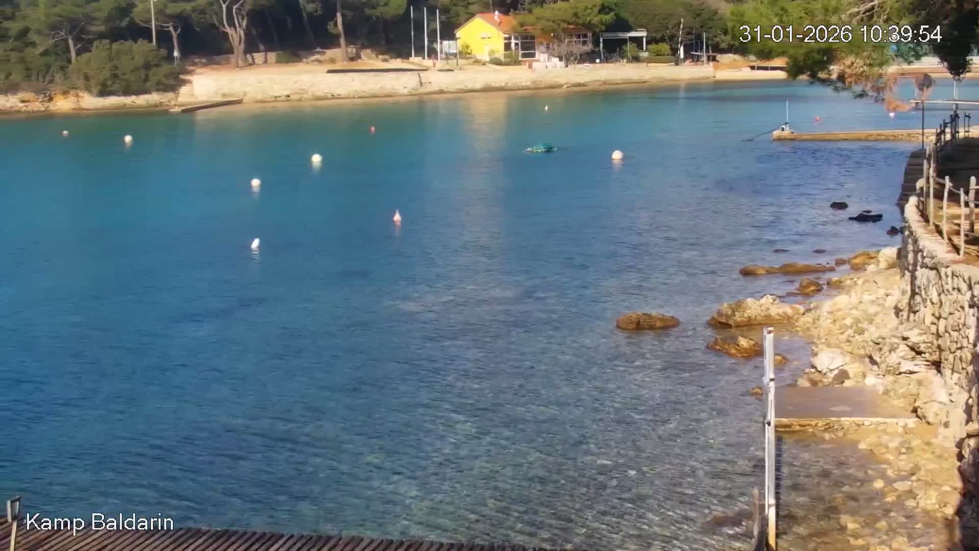 Otok Cres Island, Camp Baldarin Camping Live Cam - Punta Križa,  Mali Lošinj,  Primorje-Gorski Kotar, Croatia