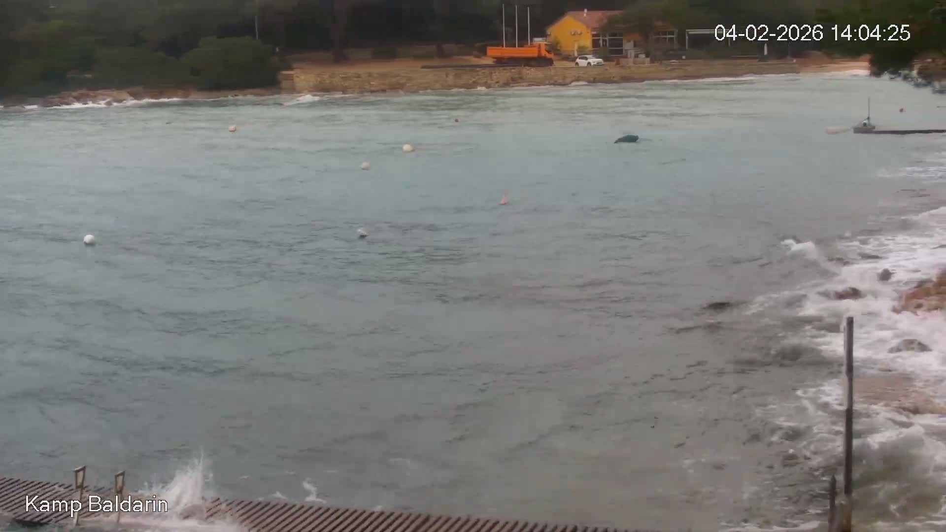 Otok Cres Island, Camp Baldarin Camping Live Cam - Punta Križa,  Mali Lošinj,  Primorje-Gorski Kotar, Croatia