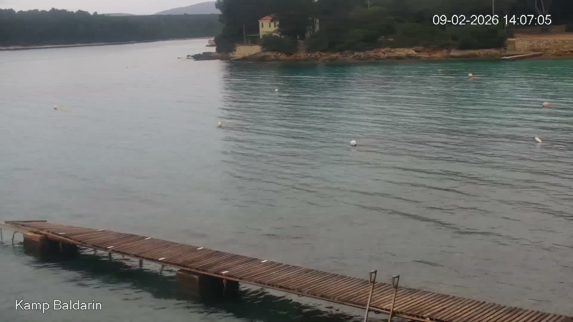 Otok Cres Island, Camp Baldarin Camping Live Cam - Punta Križa,  Mali Lošinj,  Primorje-Gorski Kotar, Croatia