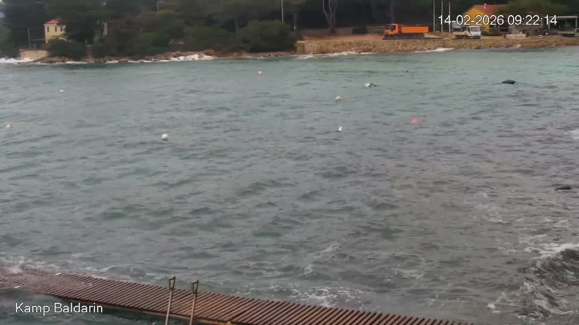 Otok Cres Island, Camp Baldarin Camping Live Cam - Punta Križa,  Mali Lošinj,  Primorje-Gorski Kotar, Croatia