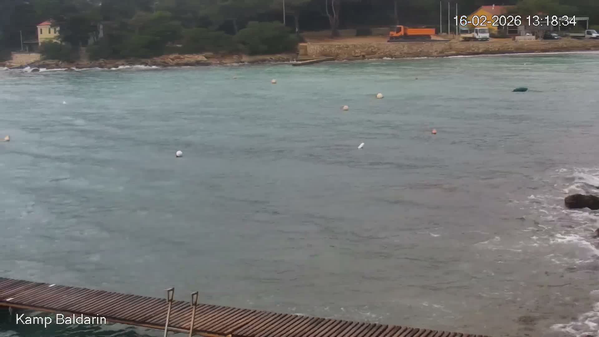 Otok Cres Island, Camp Baldarin Camping Live Cam - Punta Križa,  Mali Lošinj,  Primorje-Gorski Kotar, Croatia