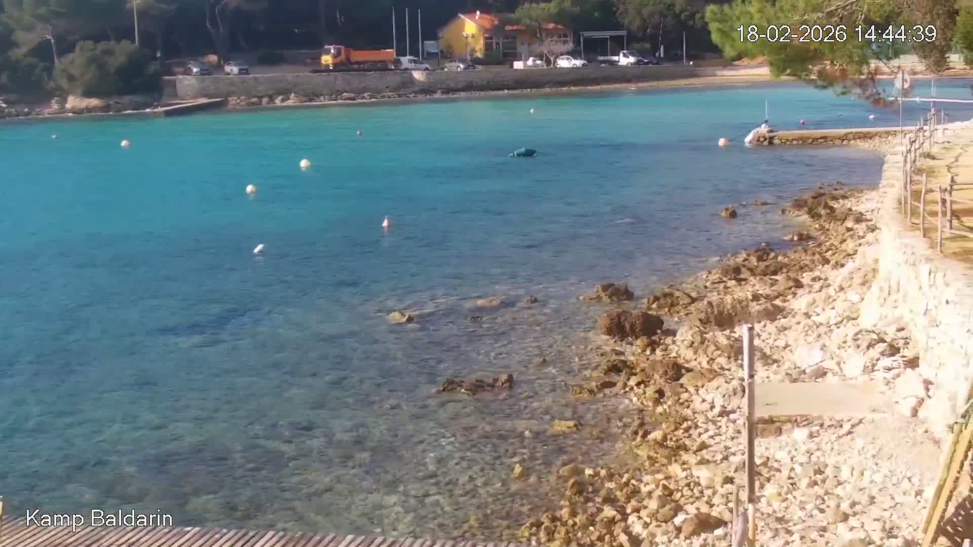 Otok Cres Island, Camp Baldarin Camping Live Cam - Punta Križa,  Mali Lošinj,  Primorje-Gorski Kotar, Croatia