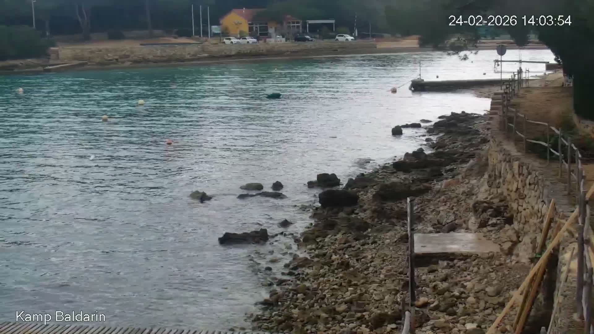 Otok Cres Island, Camp Baldarin Camping Live Cam - Punta Križa,  Mali Lošinj,  Primorje-Gorski Kotar, Croatia