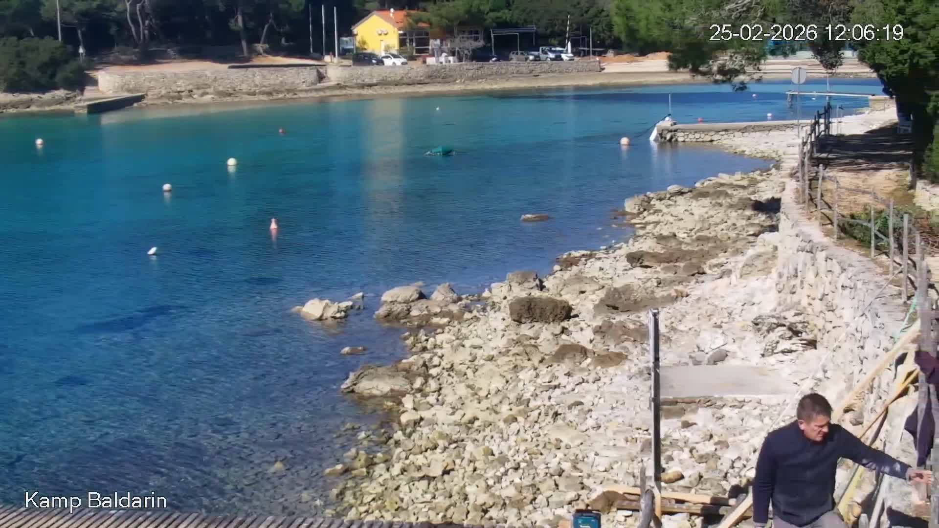 Otok Cres Island, Camp Baldarin Camping Live Cam - Punta Križa,  Mali Lošinj,  Primorje-Gorski Kotar, Croatia