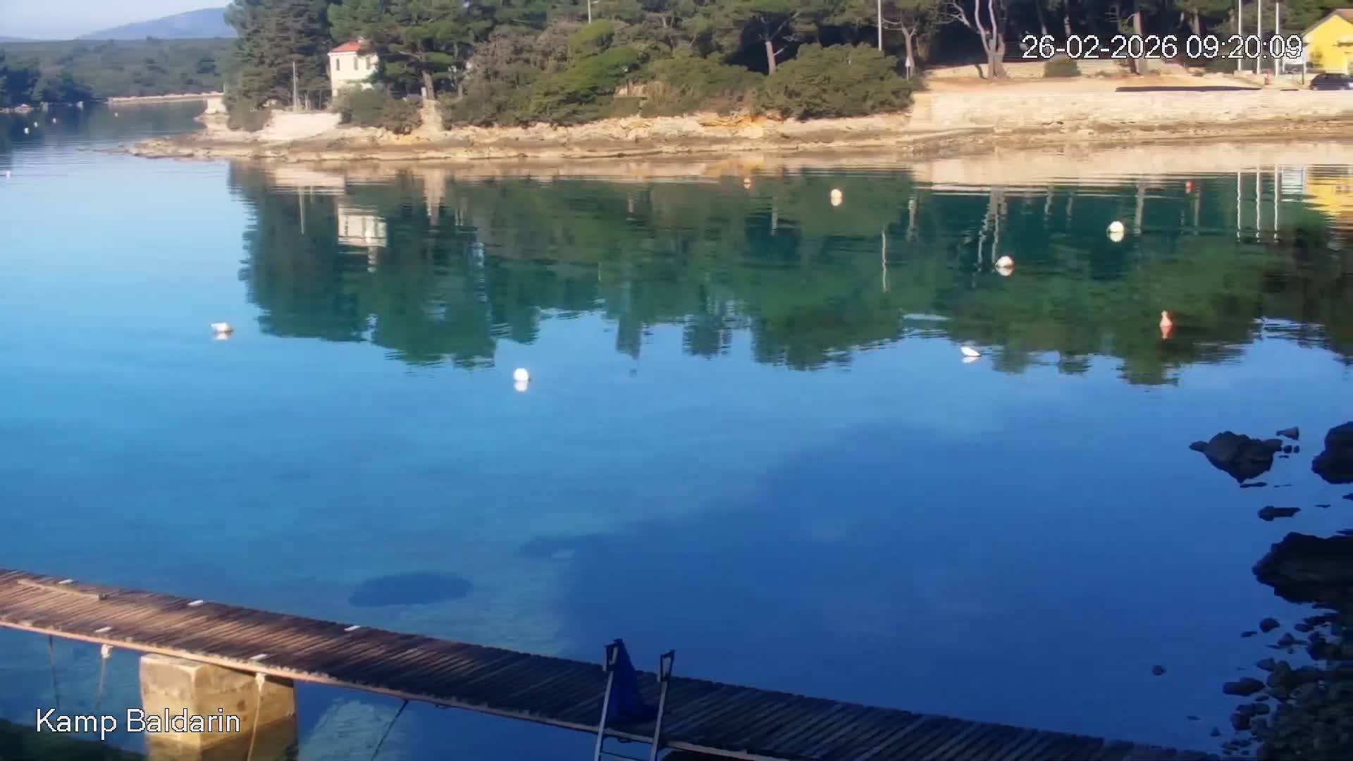 Otok Cres Island, Camp Baldarin Camping Live Cam - Punta Križa,  Mali Lošinj,  Primorje-Gorski Kotar, Croatia