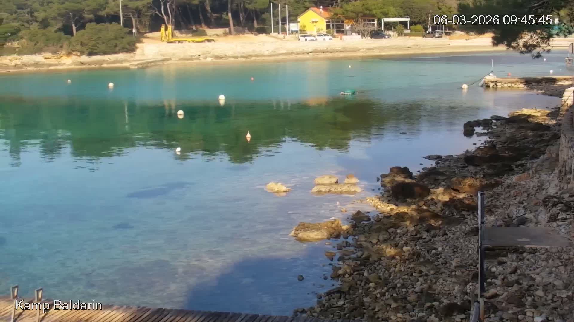 Otok Cres Island, Camp Baldarin Camping Live Cam - Punta Križa,  Mali Lošinj,  Primorje-Gorski Kotar, Croatia