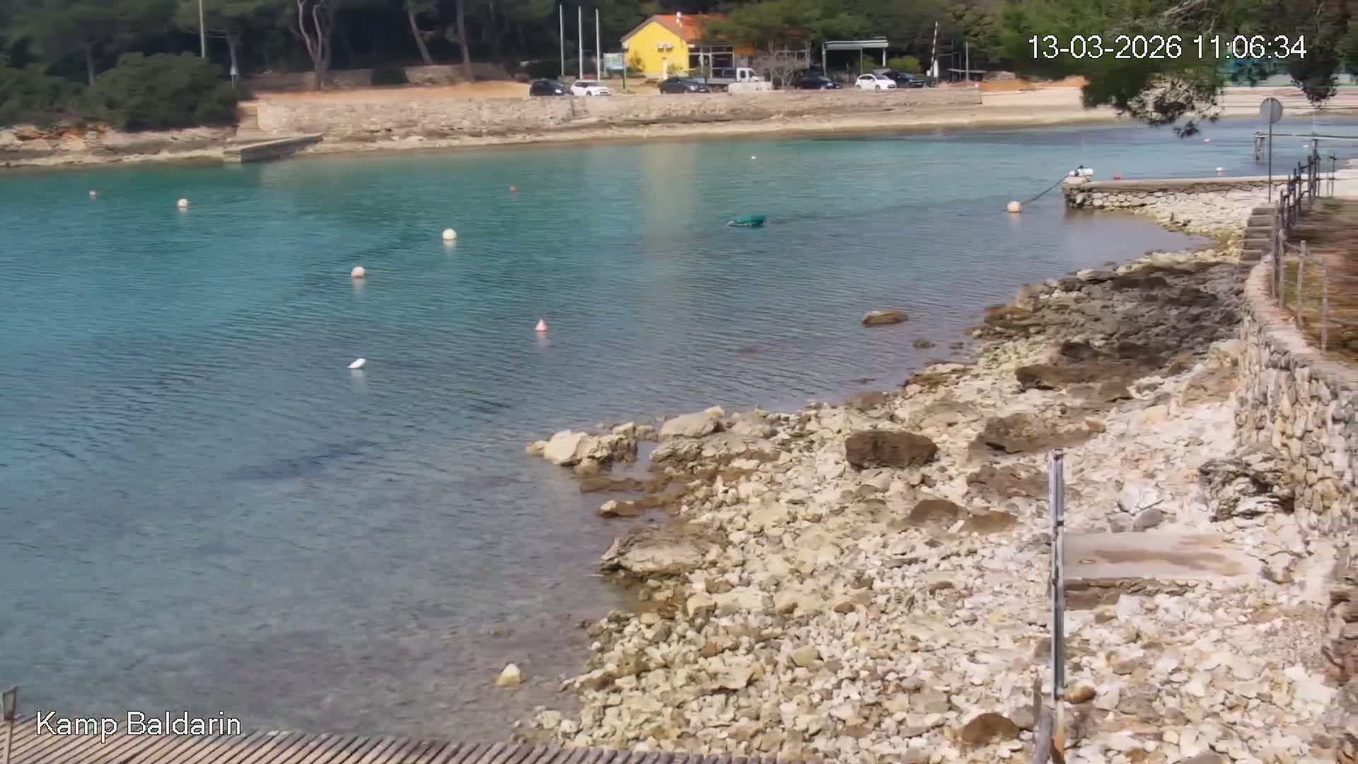 Otok Cres Island, Camp Baldarin Camping Live Cam - Punta Križa,  Mali Lošinj,  Primorje-Gorski Kotar, Croatia