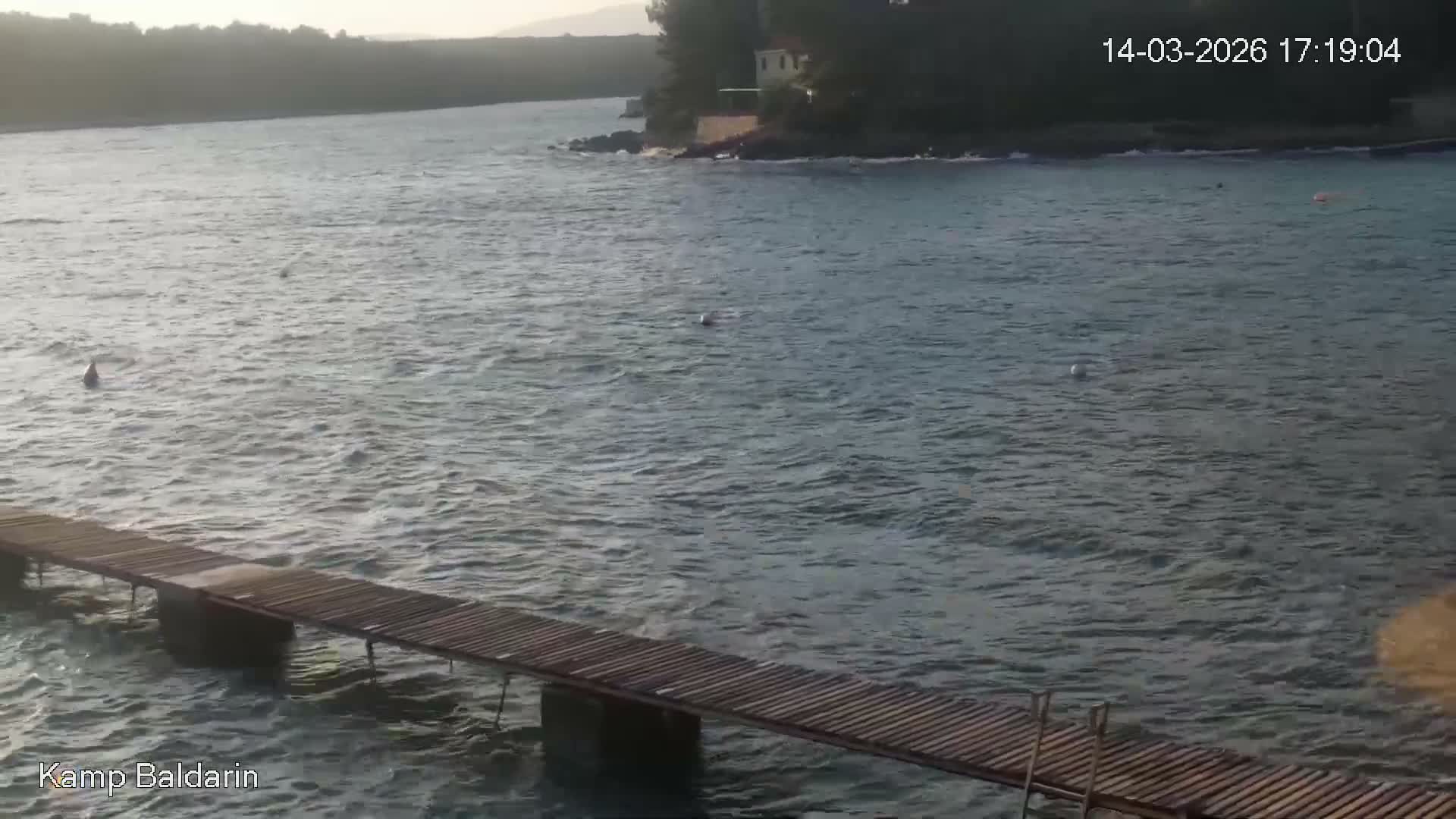 Otok Cres Island, Camp Baldarin Camping Live Cam - Punta Križa,  Mali Lošinj,  Primorje-Gorski Kotar, Croatia