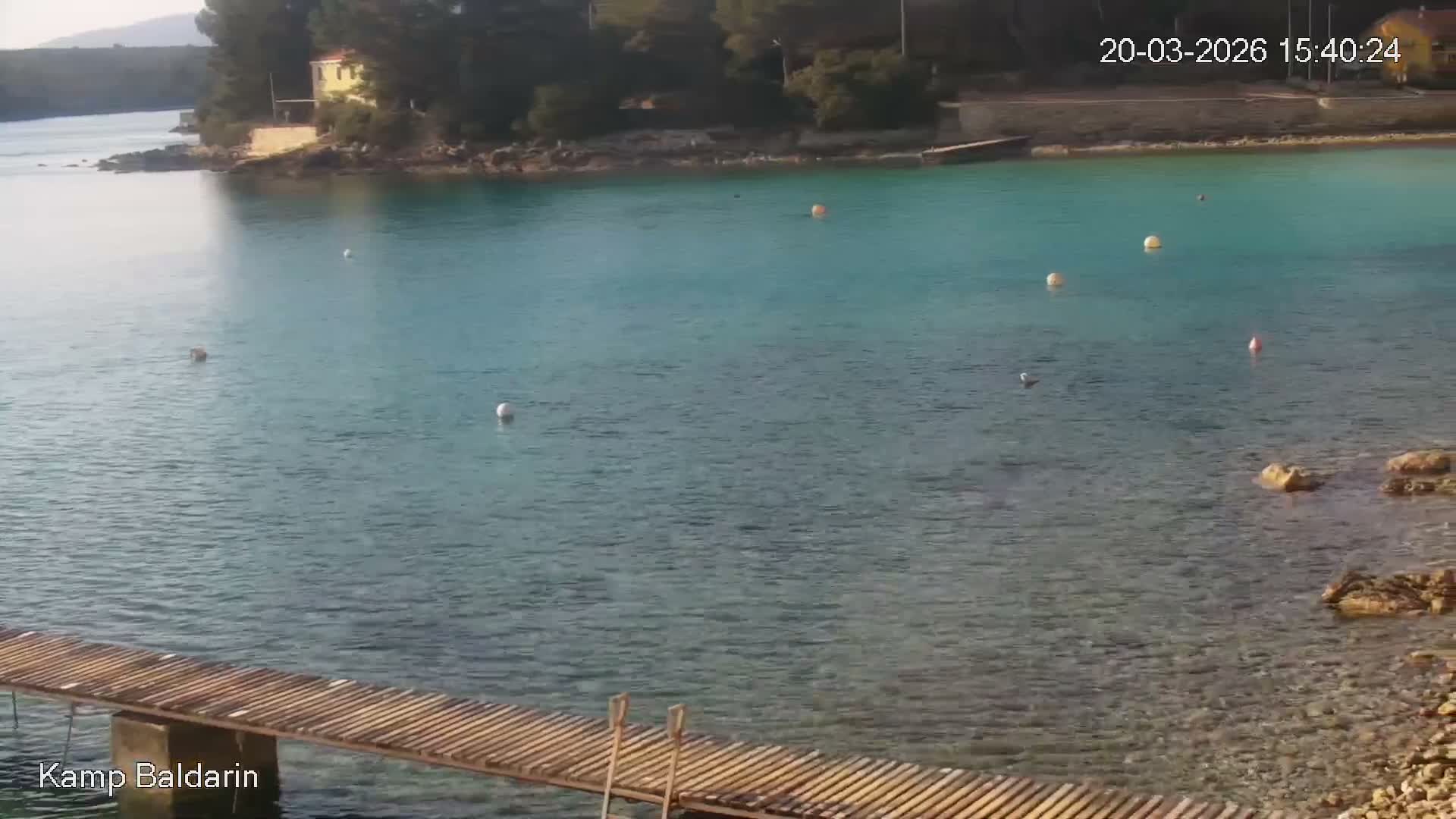 Otok Cres Island, Camp Baldarin Camping Live Cam - Punta Križa,  Mali Lošinj,  Primorje-Gorski Kotar, Croatia