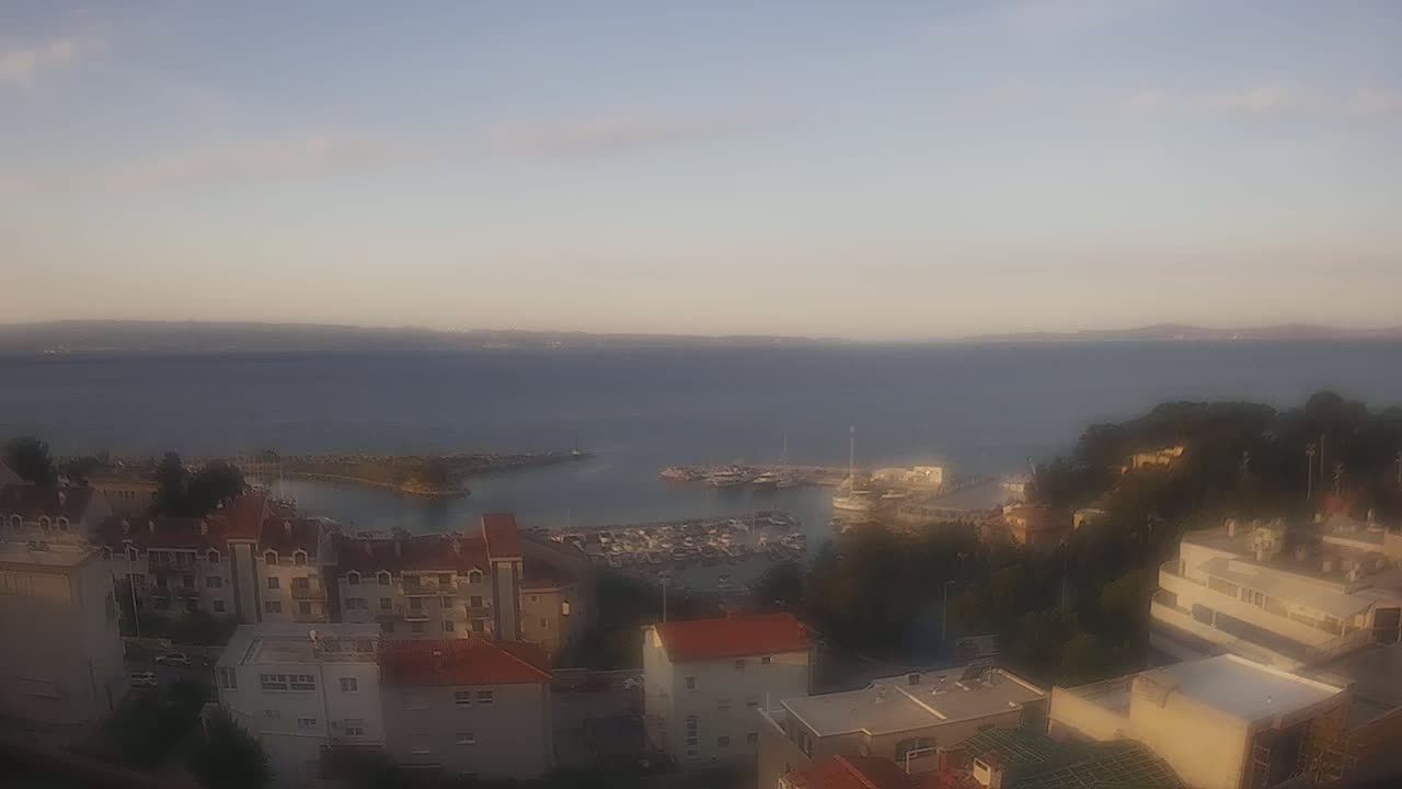 Split, Bačvice Adriatic Coast & Zenta Marina Live Cam - Bacvice, Split, Split-Dalmatia, Croatia