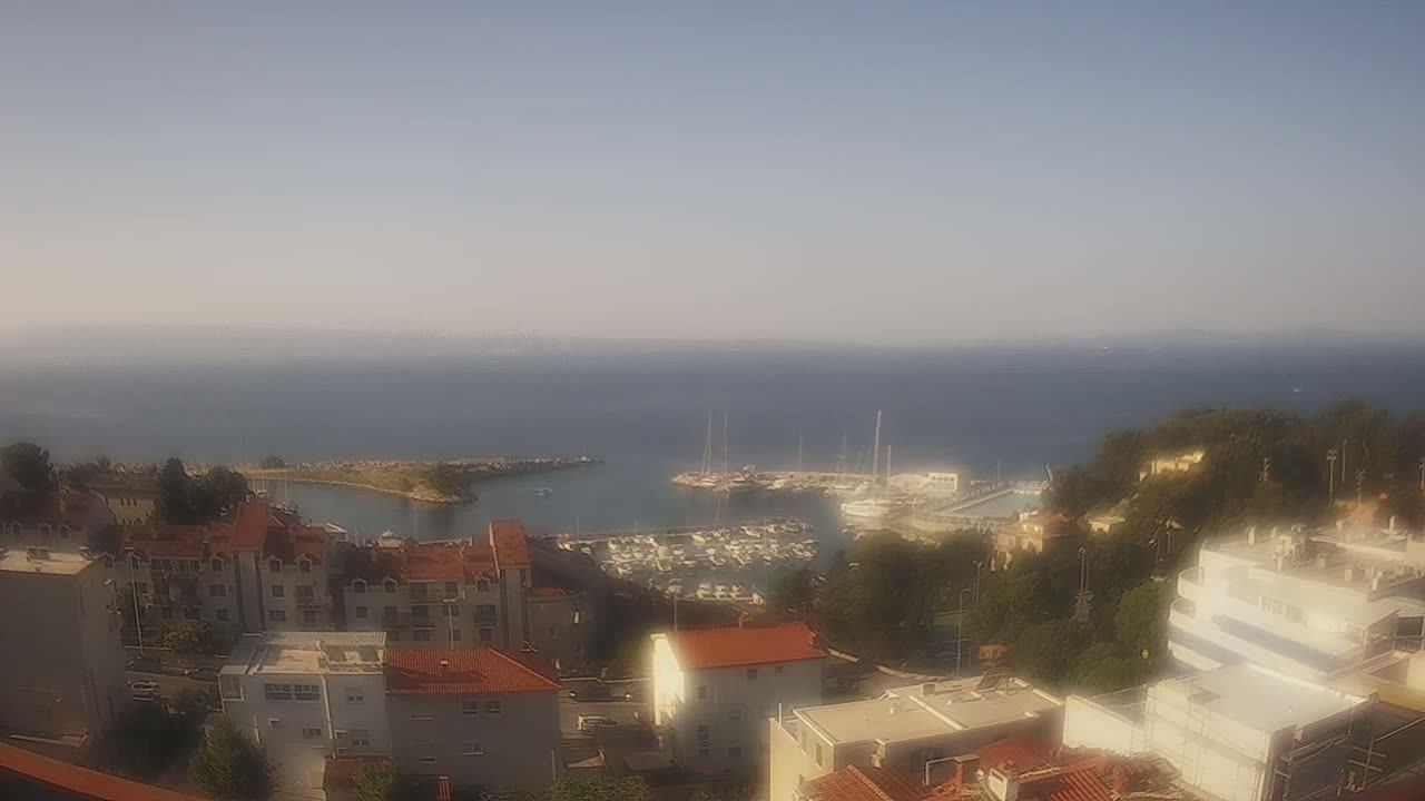 Split, Bačvice Adriatic Coast & Zenta Marina Live Cam - Bacvice, Split, Split-Dalmatia, Croatia