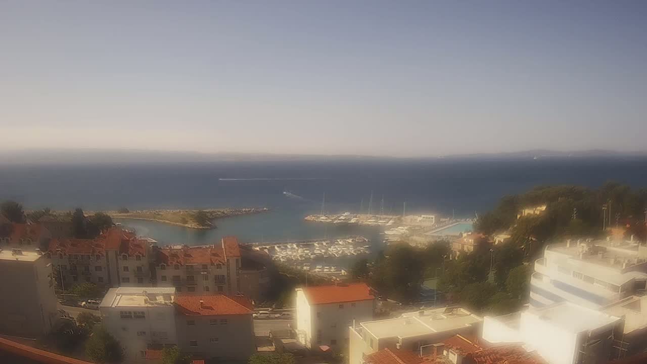 Split, Bačvice Adriatic Coast & Zenta Marina Live Cam - Bacvice, Split, Split-Dalmatia, Croatia
