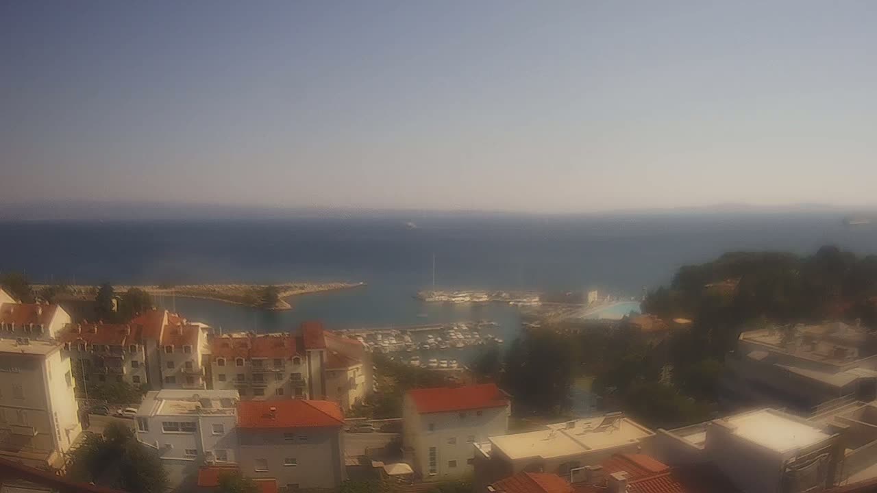 Split, Bačvice Adriatic Coast & Zenta Marina Live Cam - Bacvice, Split, Split-Dalmatia, Croatia