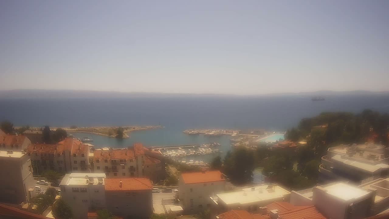 Split, Bačvice Adriatic Coast & Zenta Marina Live Cam - Bacvice, Split, Split-Dalmatia, Croatia