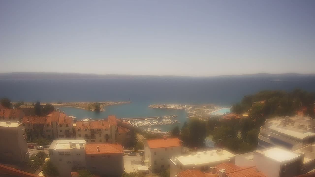 Split, Bačvice Adriatic Coast & Zenta Marina Live Cam - Bacvice, Split, Split-Dalmatia, Croatia