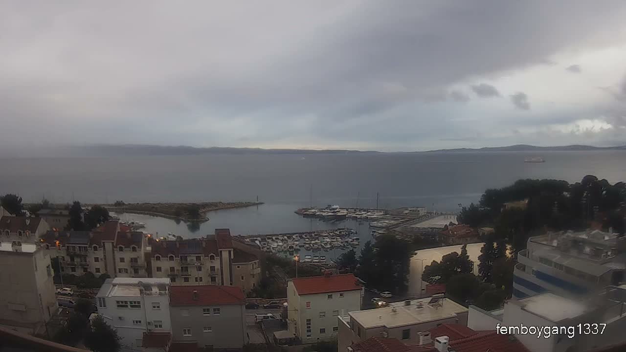 Split, Bačvice Adriatic Coast & Zenta Marina Live Cam - Bacvice, Split, Split-Dalmatia, Croatia