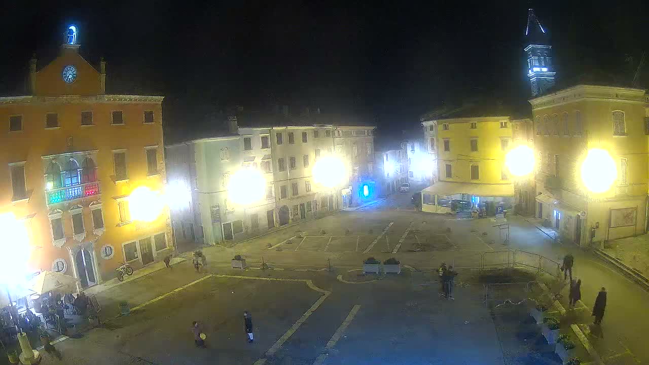 Vodnjan Dignano, Narodni Trg (People's Square) Live Cam - Vodnjan, Istria, Croatia
