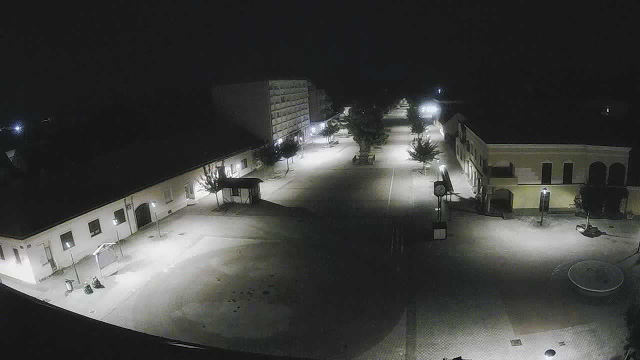 Ludbreg, Concentric Circles Center of the World, Trg Svetog Trojstva (Holy Trinity Square) Live Cam -  Ludbreg, Grad Ludbreg, Varaždin, Croatia
