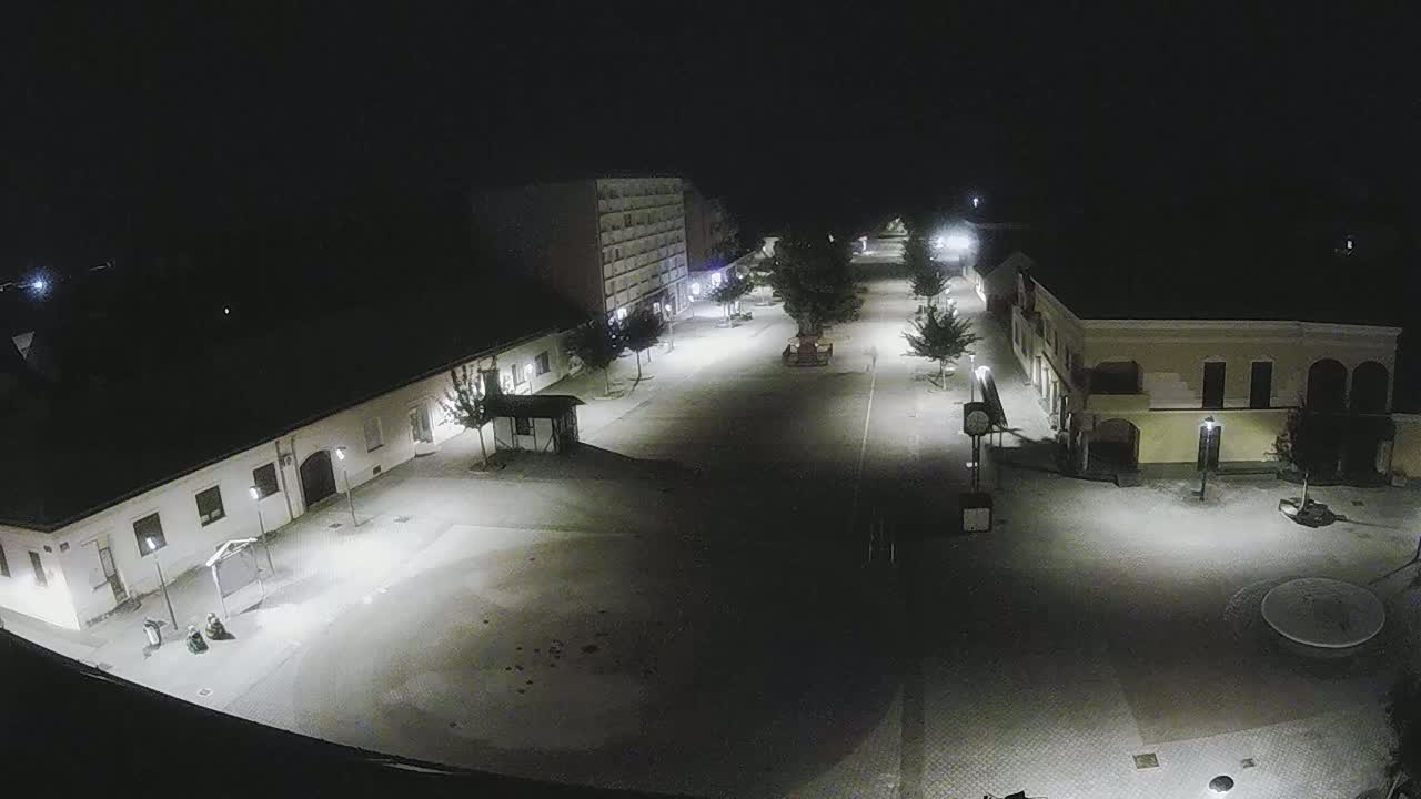 Ludbreg, Concentric Circles Center of the World, Trg Svetog Trojstva (Holy Trinity Square) Live Cam -  Ludbreg, Grad Ludbreg, Varaždin, Croatia