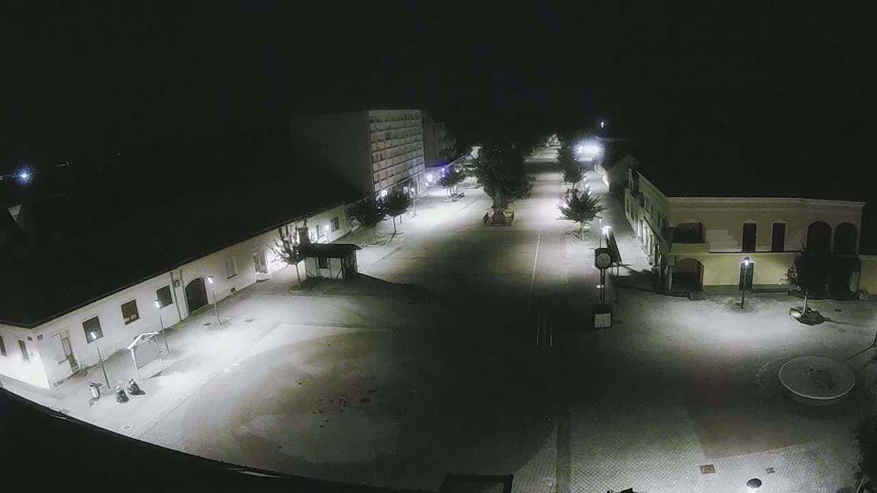 Ludbreg, Concentric Circles Center of the World, Trg Svetog Trojstva (Holy Trinity Square) Live Cam -  Ludbreg, Grad Ludbreg, Varaždin, Croatia