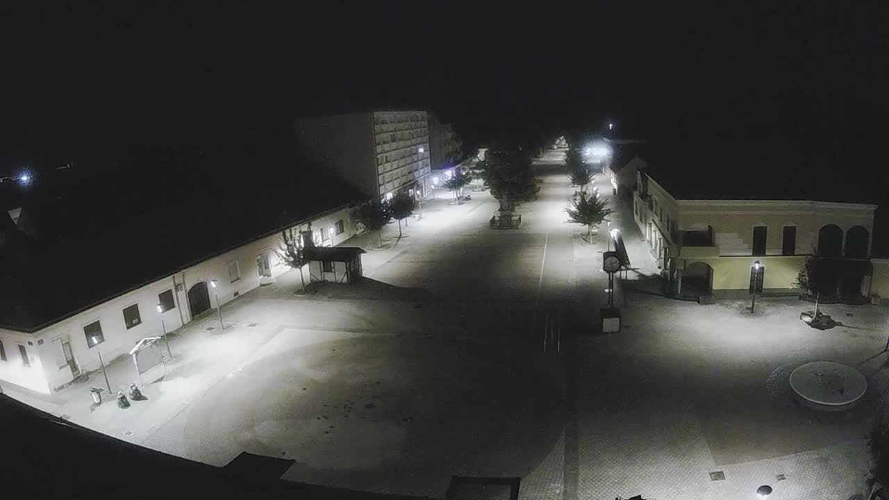 Ludbreg, Concentric Circles Center of the World, Trg Svetog Trojstva (Holy Trinity Square) Live Cam -  Ludbreg, Grad Ludbreg, Varaždin, Croatia