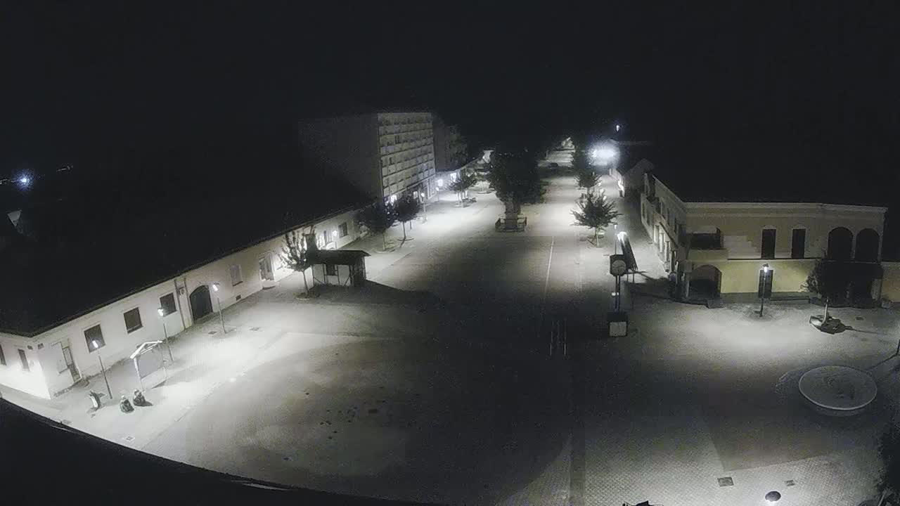 Ludbreg, Concentric Circles Center of the World, Trg Svetog Trojstva (Holy Trinity Square) Live Cam -  Ludbreg, Grad Ludbreg, Varaždin, Croatia
