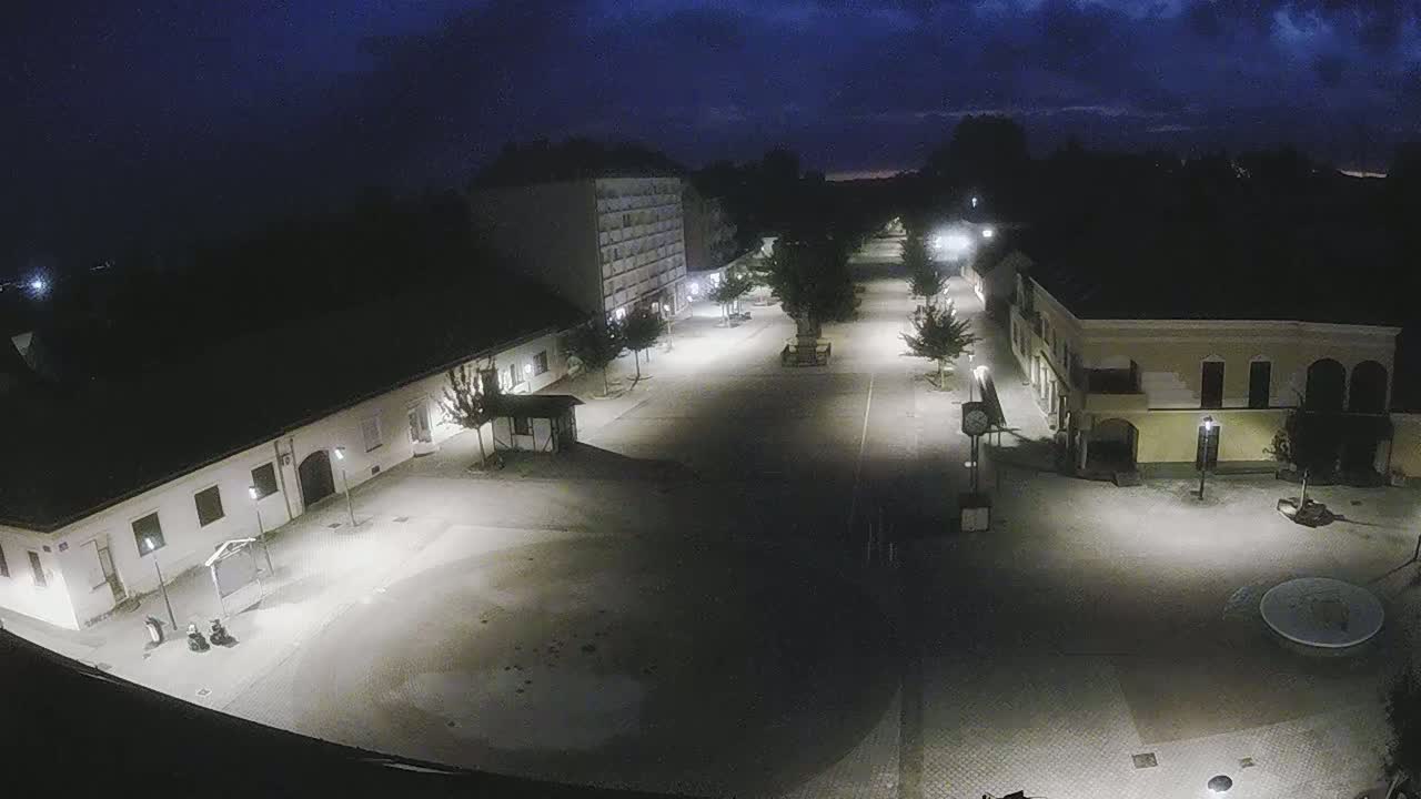 Ludbreg, Concentric Circles Center of the World, Trg Svetog Trojstva (Holy Trinity Square) Live Cam -  Ludbreg, Grad Ludbreg, Varaždin, Croatia
