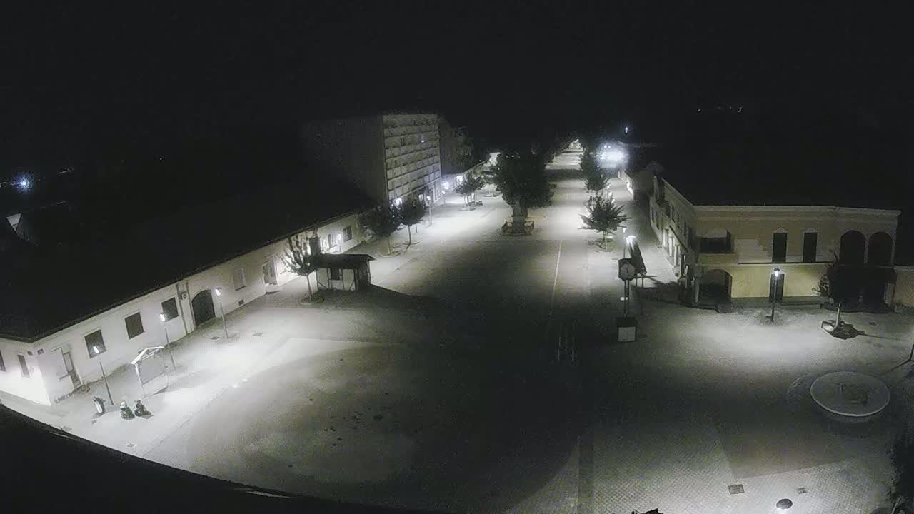 Ludbreg, Concentric Circles Center of the World, Trg Svetog Trojstva (Holy Trinity Square) Live Cam -  Ludbreg, Grad Ludbreg, Varaždin, Croatia