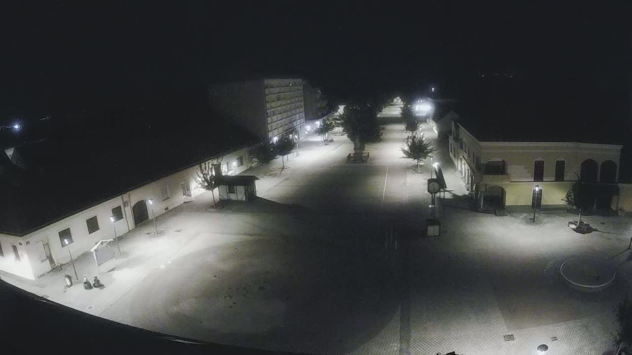 Ludbreg, Concentric Circles Center of the World, Trg Svetog Trojstva (Holy Trinity Square) Live Cam -  Ludbreg, Grad Ludbreg, Varaždin, Croatia