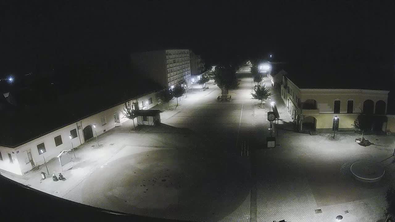 Ludbreg, Concentric Circles Center of the World, Trg Svetog Trojstva (Holy Trinity Square) Live Cam -  Ludbreg, Grad Ludbreg, Varaždin, Croatia