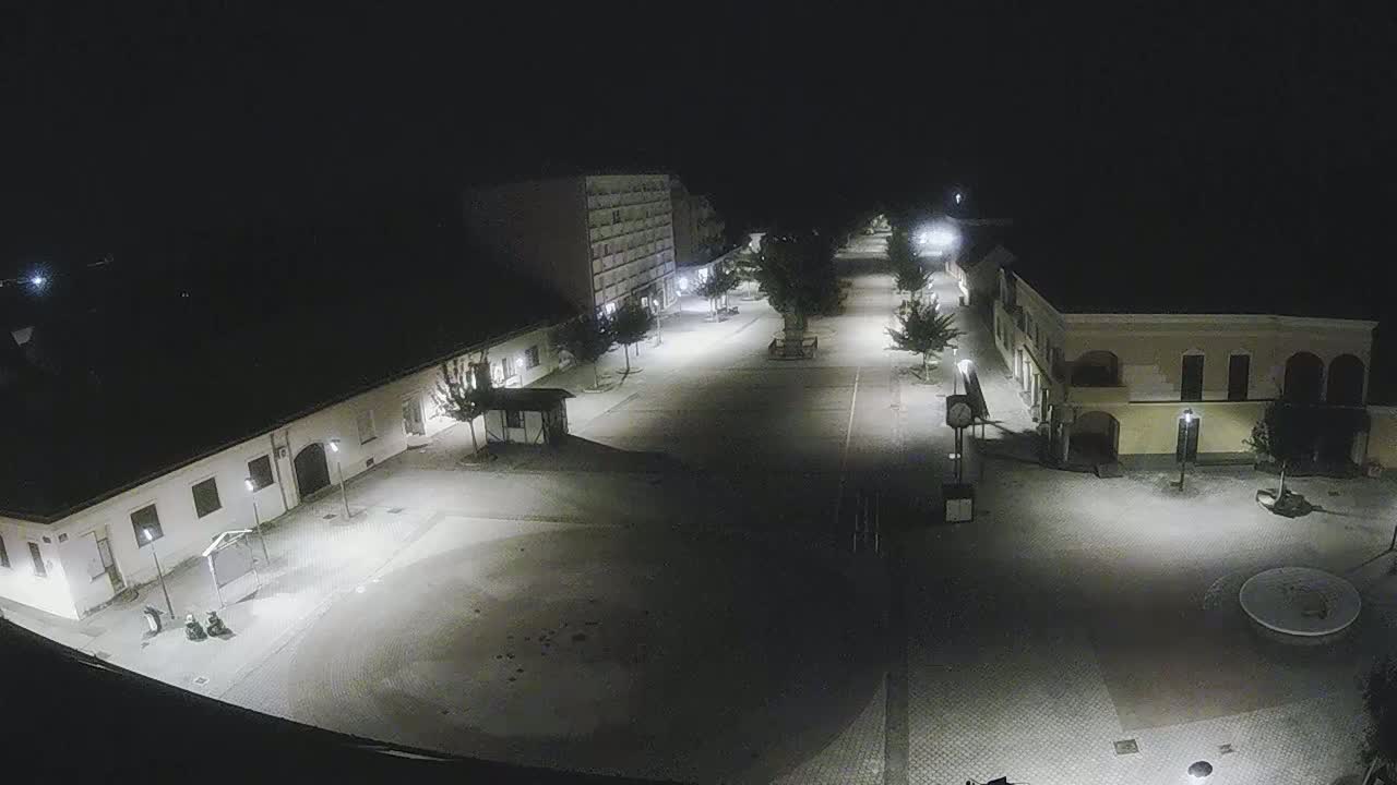 Ludbreg, Concentric Circles Center of the World, Trg Svetog Trojstva (Holy Trinity Square) Live Cam -  Ludbreg, Grad Ludbreg, Varaždin, Croatia