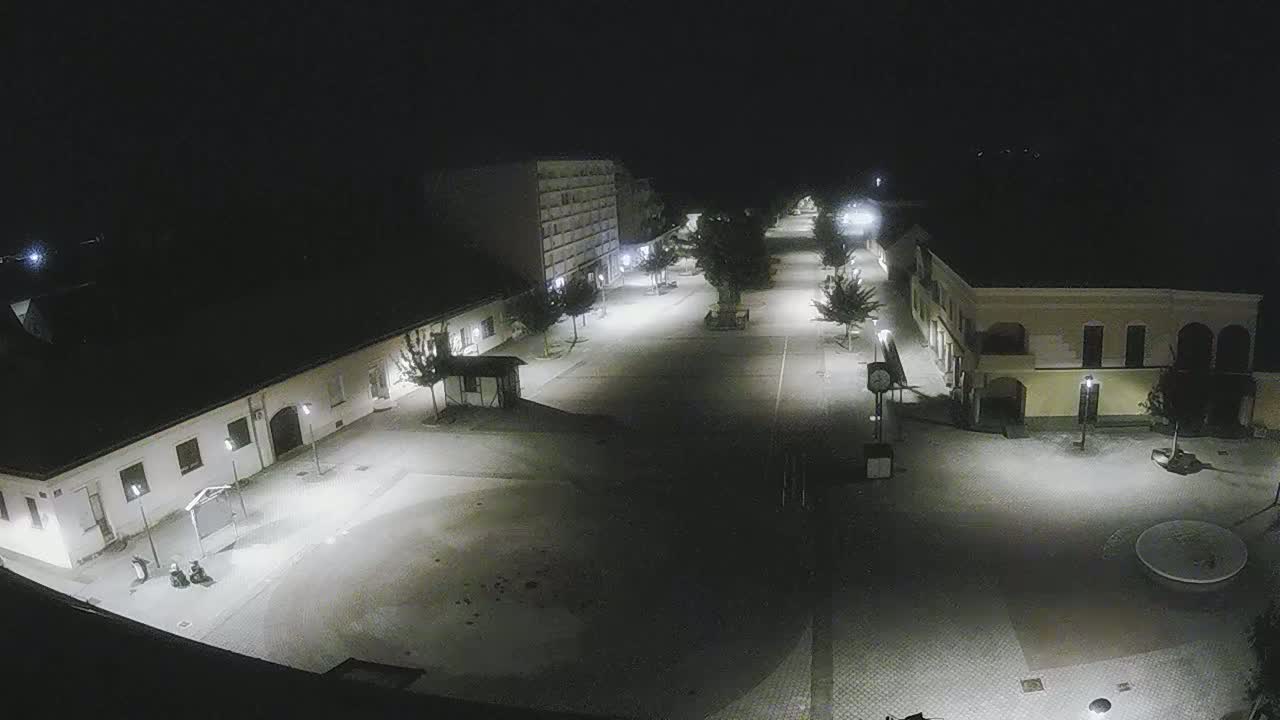 Ludbreg, Concentric Circles Center of the World, Trg Svetog Trojstva (Holy Trinity Square) Live Cam -  Ludbreg, Grad Ludbreg, Varaždin, Croatia