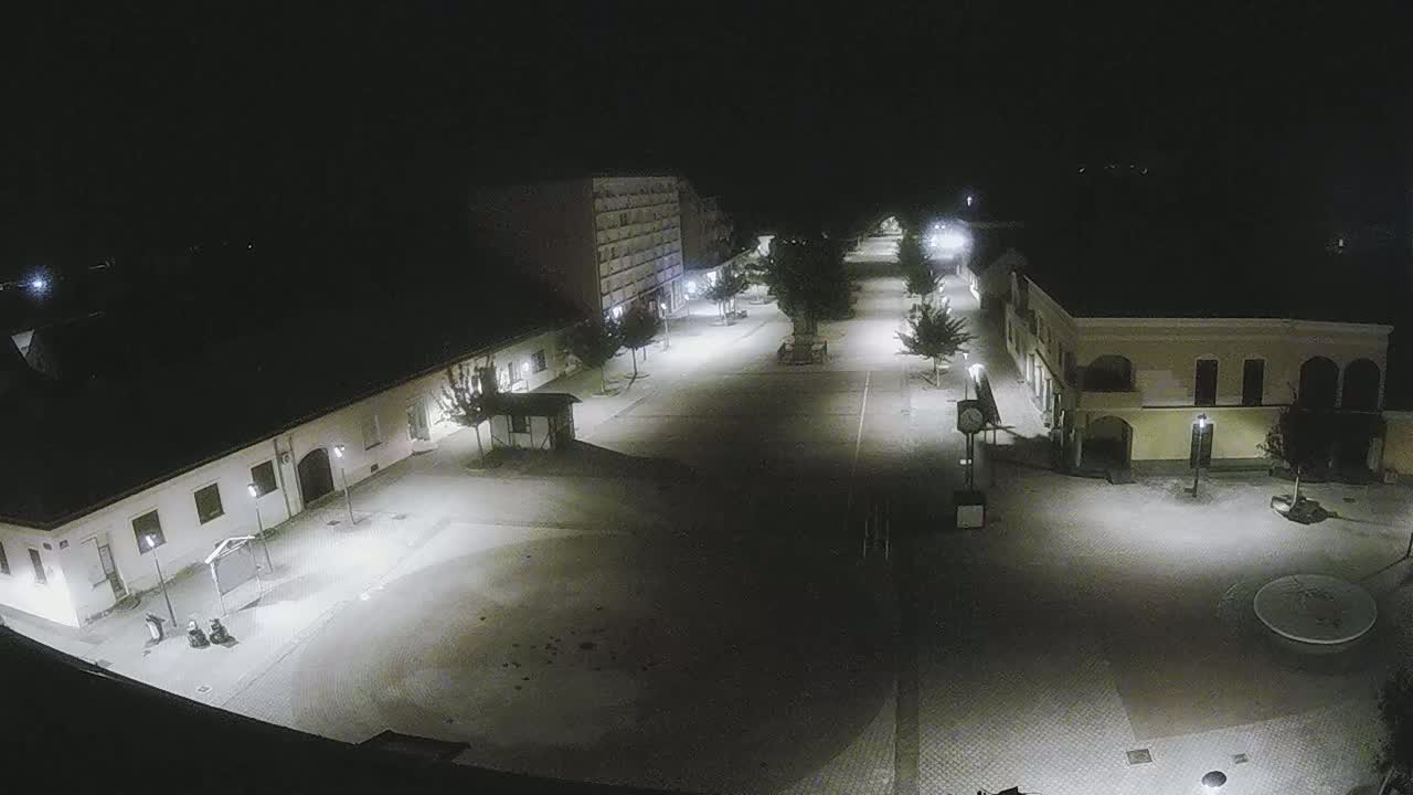 Ludbreg, Concentric Circles Center of the World, Trg Svetog Trojstva (Holy Trinity Square) Live Cam -  Ludbreg, Grad Ludbreg, Varaždin, Croatia