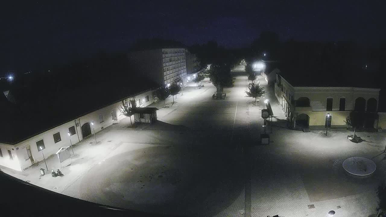 Ludbreg, Concentric Circles Center of the World, Trg Svetog Trojstva (Holy Trinity Square) Live Cam -  Ludbreg, Grad Ludbreg, Varaždin, Croatia